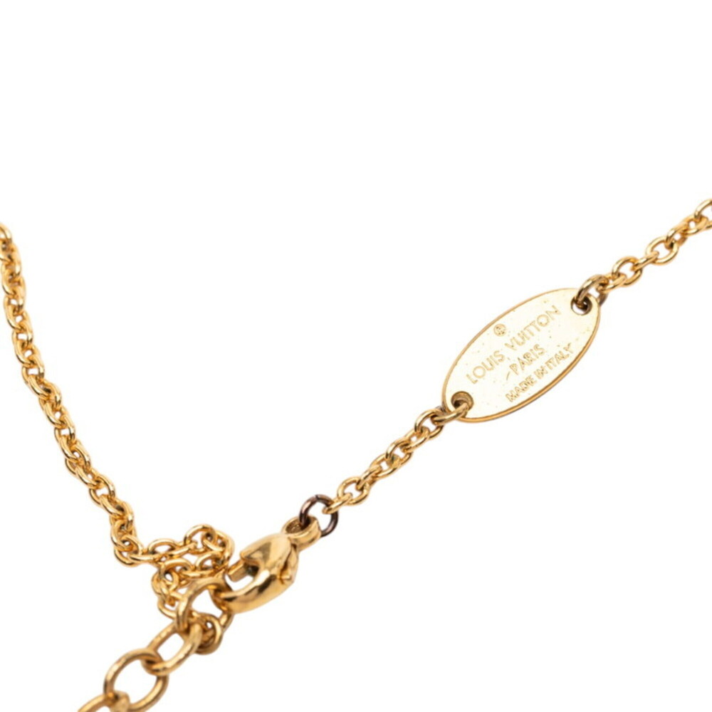 LOUIS VUITTON Gold Necklace - Picture 4 of 7